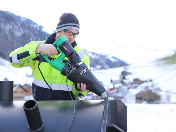 Сварка пластика экструдером Сварка пластика экструдером