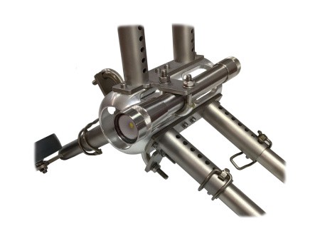 Фонарь для установки на роликовых центраторах 300-500 мм, питание от батареек АА