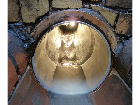 Хомут из нержавеющей стали диам. 210мм, длина 400мм, применение